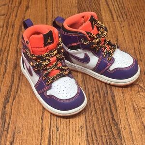 Air Jordan 1 Retro High BT 'TASMANIAN DEVIL' Toddler Shoes US6C/EU22